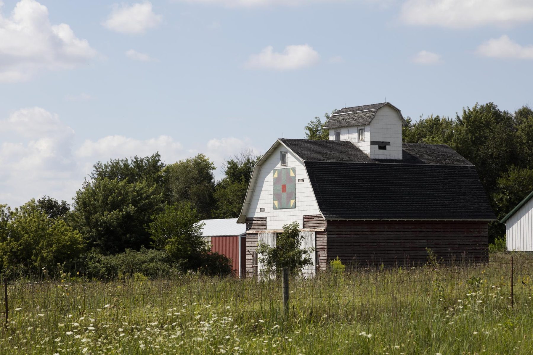 A quilt barn in Grundy County, Iowa